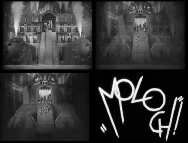 [stills from Metropolis, a 1927 German expressionist epic science-fiction drama film directed by Fritz Lang.]